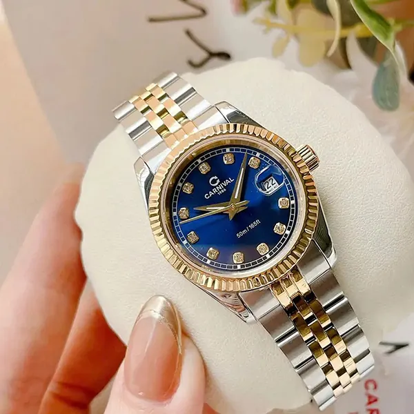 Đồng Hồ Nữ Carnival Watch 8131L-CV-X Màu Bạc