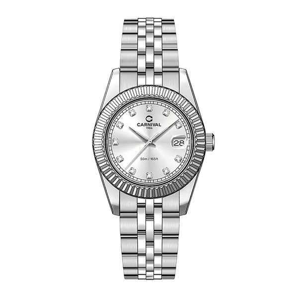 Đồng Hồ Nữ Carnival Quartz Watch 8131L-VT-T Màu Bạc - Đồng hồ - Vua Hàng Hiệu