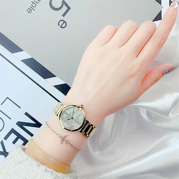 Đồng Hồ Nữ Citizen Eco-Drive EM1073-85Y Màu Vàng Hồng