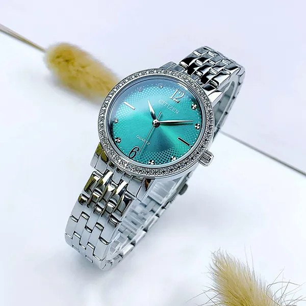 Đồng Hồ Nữ Citizen EL3100-55Z Màu Xanh Bạc - Đồng hồ - Vua Hàng Hiệu
