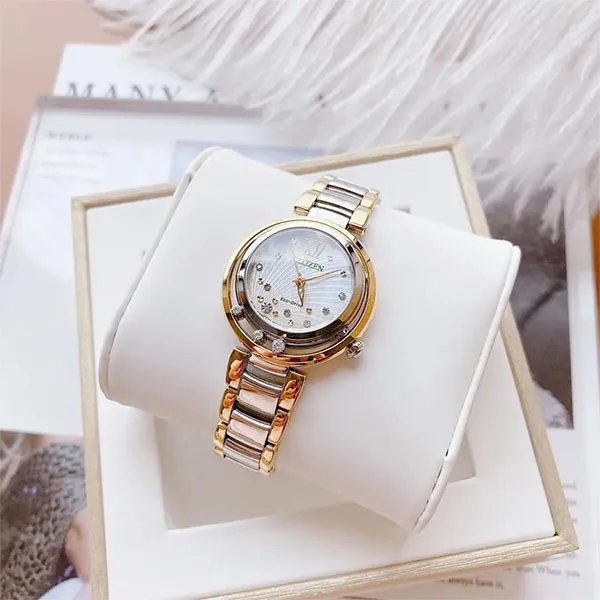 Đồng Hồ Nữ Citizen EM0324-58D Màu Vàng Trắng - Đồng hồ - Vua Hàng Hiệu