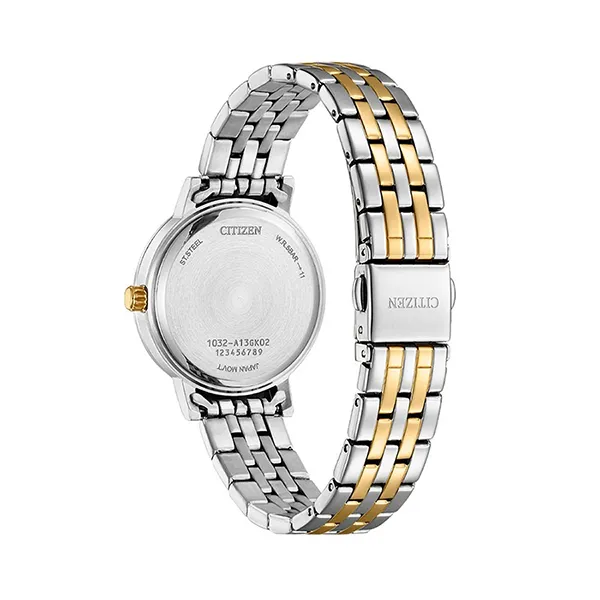 Đồng Hồ Nữ Citizen Quartz Crystal Dial Watch EL3106-59l Màu Bạc/Vàng - Đồng hồ - Vua Hàng Hiệu