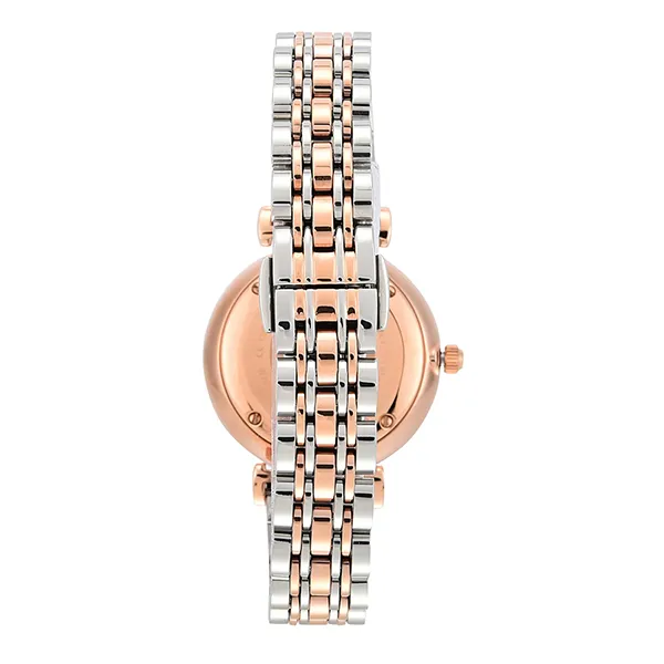 Đồng Hồ Nữ Emporio Armani Classic Mother Of Pearl Dial Ladies Watch AR1683 Màu Vàng Hồng - Bạc