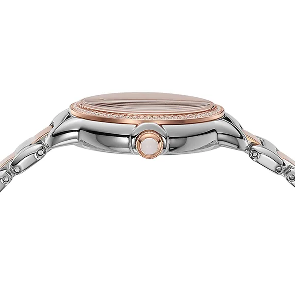 Đồng Hồ Nữ Emporio Armani Two Tone Analogue Watch AR11569 Vàng Hồng - Bạc