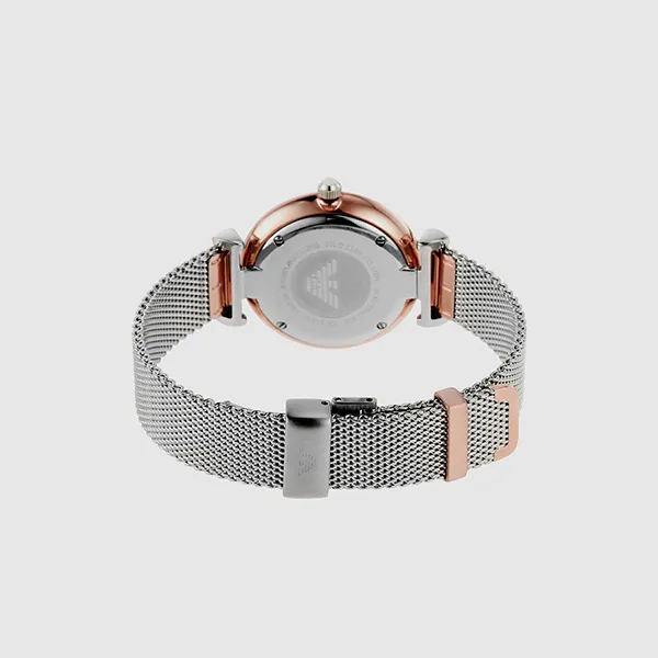 Đồng Hồ Nữ Emporio Armani Watch For Women AR2067 Màu Vàng Hồng - Bạc
