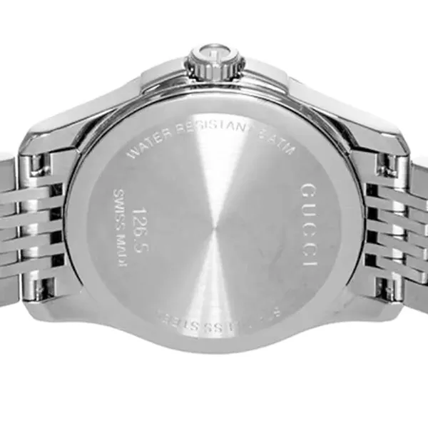 Đồng Hồ Nữ Gucci G Timeless Watch YA1265006 Màu Bạc/Đen