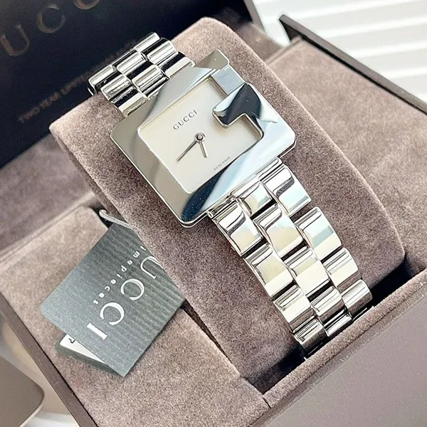 Đồng Hồ Nữ Gucci Quartz YA036504 G-watch 3600L Màu Bạc