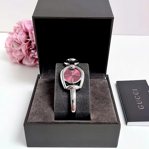 Đồng Hồ Nữ Gucci Quartz YA139502 Màu Bạc Hồng - Đồng hồ - Vua Hàng Hiệu
