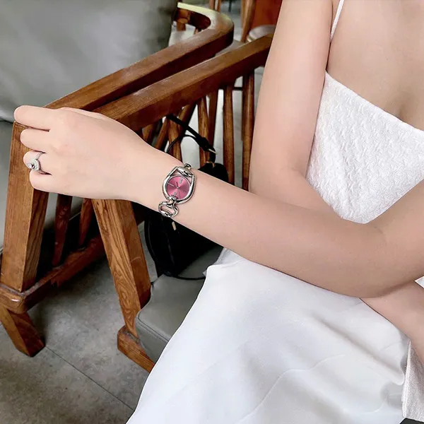 Đồng Hồ Nữ Gucci Quartz YA139502 Màu Bạc Hồng - Đồng hồ - Vua Hàng Hiệu
