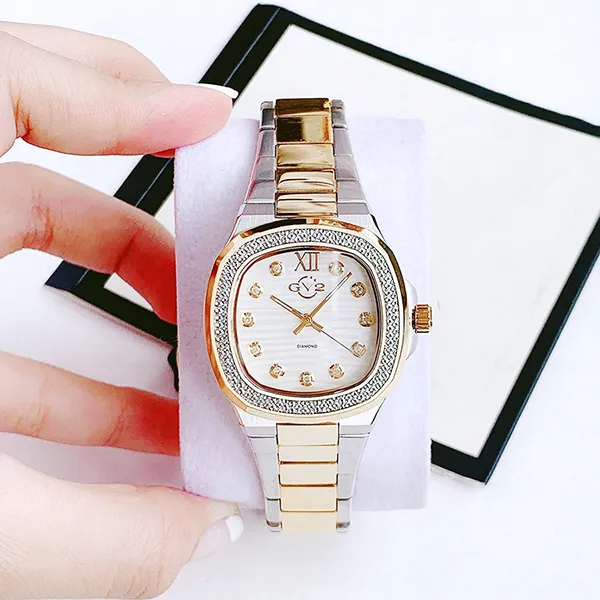 Đồng Hồ Nữ GV2 By Gevril 18203 Women's Potente Lady Swiss Diamond Watch Màu Vàng - Đồng hồ - Vua Hàng Hiệu