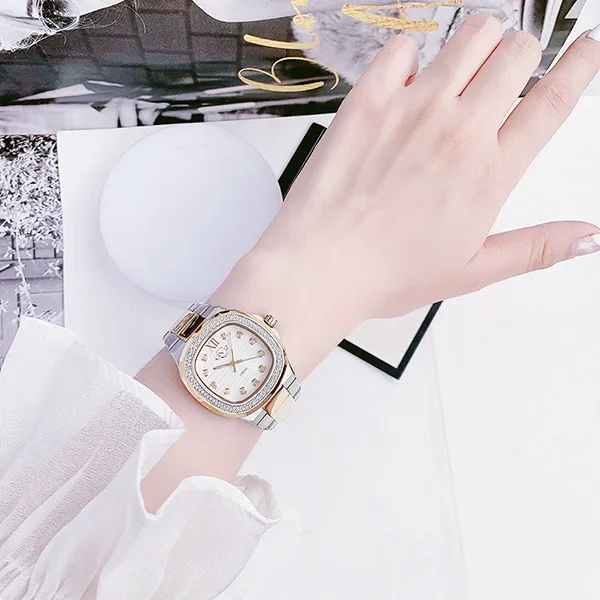 Đồng Hồ Nữ GV2 By Gevril 18203 Women's Potente Lady Swiss Diamond Watch Màu Vàng - Đồng hồ - Vua Hàng Hiệu