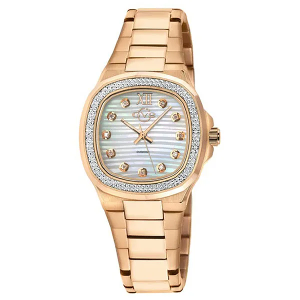Đồng Hồ Nữ GV2 By Gevril Potente Diamond 18202B Màu Vàng Gold - Đồng hồ - Vua Hàng Hiệu