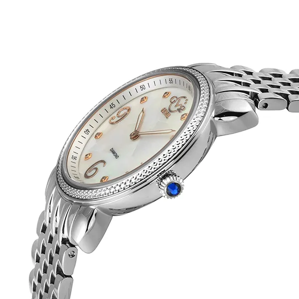 Đồng Hồ Nữ GV2 By Gevril Ravenna Mother of Pearl Dial Watch 12610B Màu Bạc - Đồng hồ - Vua Hàng Hiệu