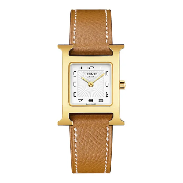 Đồng Hồ Nữ Hermès Heure H Watch, Small 25mm Màu Vàng