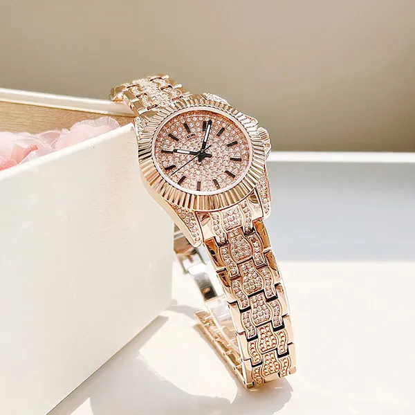 Đồng Hồ Nữ Kemil K&M Watch KM2203 Màu Vàng Hồng