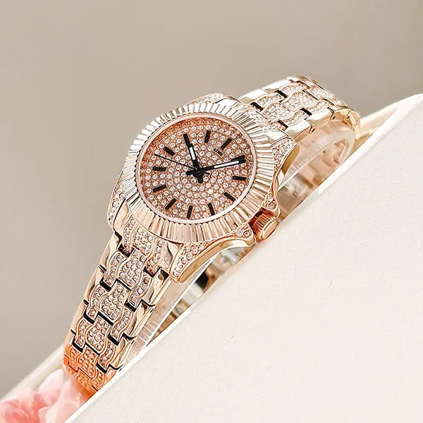 Đồng Hồ Nữ Kemil K&M Watch KM2203 Màu Vàng Hồng