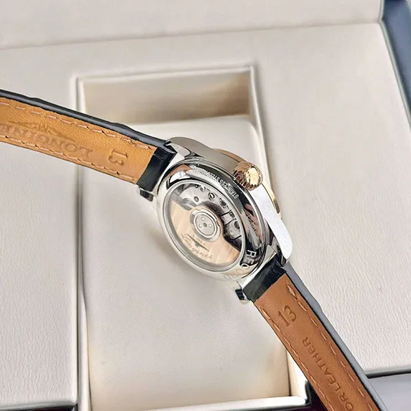 Đồng Hồ Nữ Longines Record Automatic Chronometer 18K Diamond Black Dial L2.320.5.59.2 (L23205592) Màu Đen - Đồng hồ - Vua Hàng Hiệu