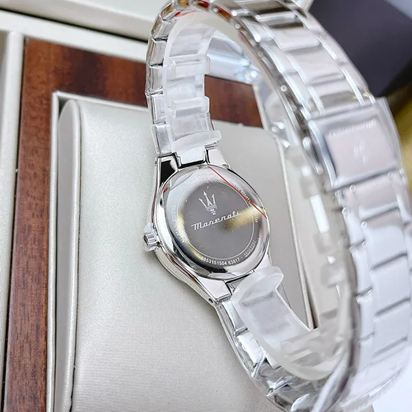 Đồng Hồ Nữ Maserati Attrazione R8853151504 Màu Bạc Trắng