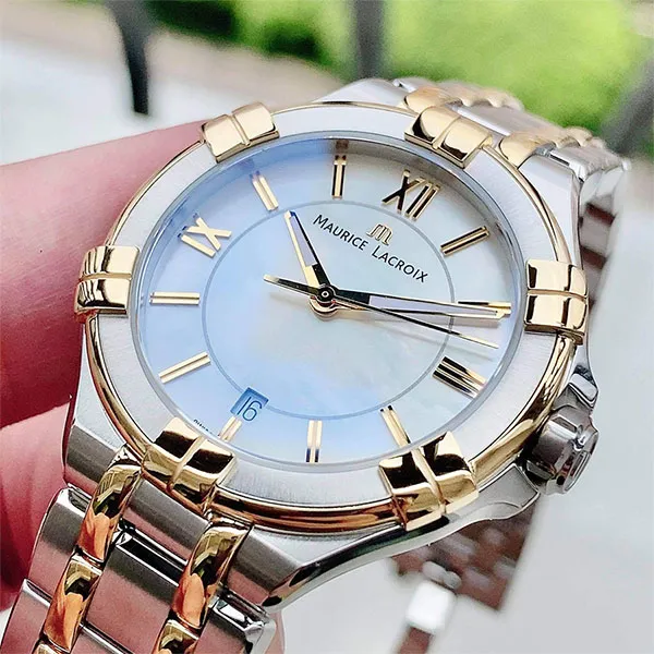 Đồng Hồ Nữ Maurice Lacroix AI1006 PVY13 160 1 Màu Vàng Trắng - Đồng hồ - Vua Hàng Hiệu