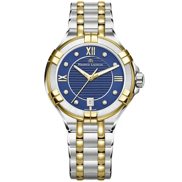 Đồng Hồ Nữ Maurice Lacroix AI1006-PVY13-450-1 Màu Xanh Bạc
