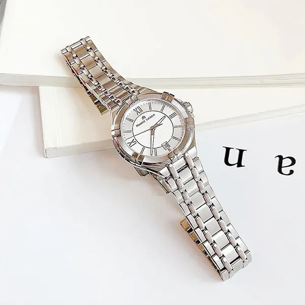 Đồng Hồ Nữ Maurice Lacroix AI1006-SS002-130-1 35mm Màu Bạc Trắng - Đồng hồ - Vua Hàng Hiệu