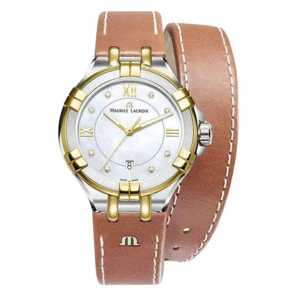 Đồng Hồ Nữ Maurice Lacroix Aikon Watch AI1004-PVY11-171-1 Màu Nâu