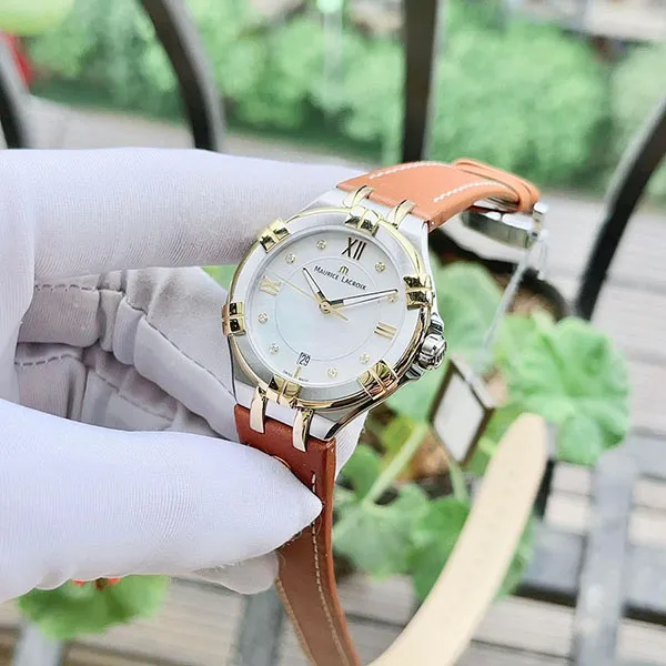 Đồng Hồ Nữ Maurice Lacroix Aikon Watch AI1006-PVY11-171-1 Màu Nâu