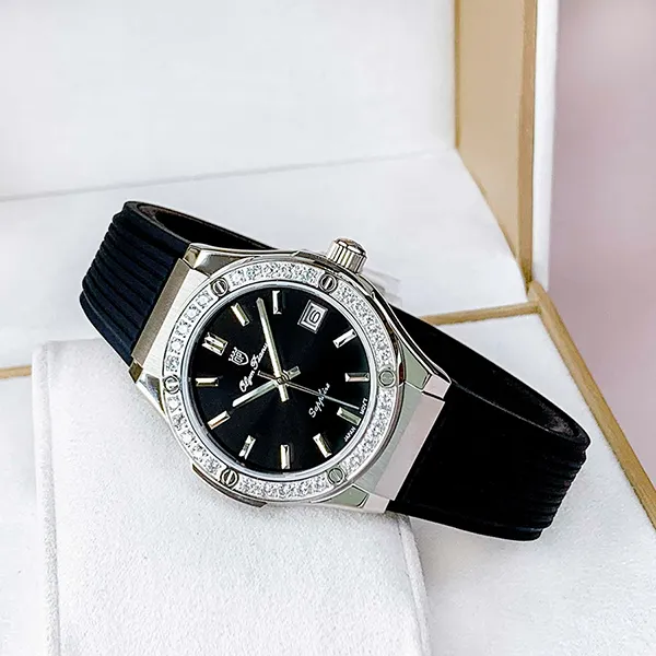 Đồng Hồ Nữ Olym Pianus OP990-45DLS-GL-D Màu Đen