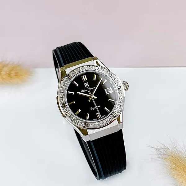 Đồng Hồ Nữ Olym Pianus OP990-45DLS-GL-D Màu Đen