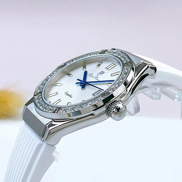 Đồng Hồ Nữ Olym Pianus OP990-45DLS-GL-T Màu Trắng