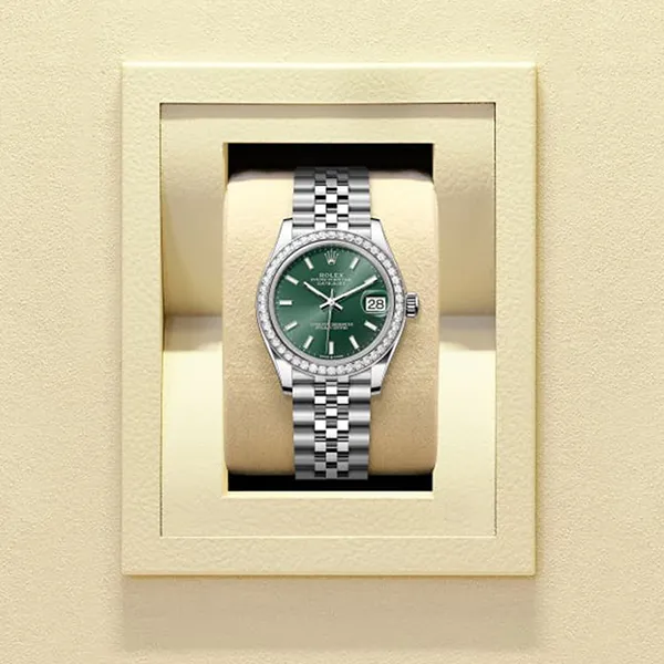 Đồng Hồ Nữ Rolex Datejust 31m 278384RBR-0022 Màu Bạc/Xanh