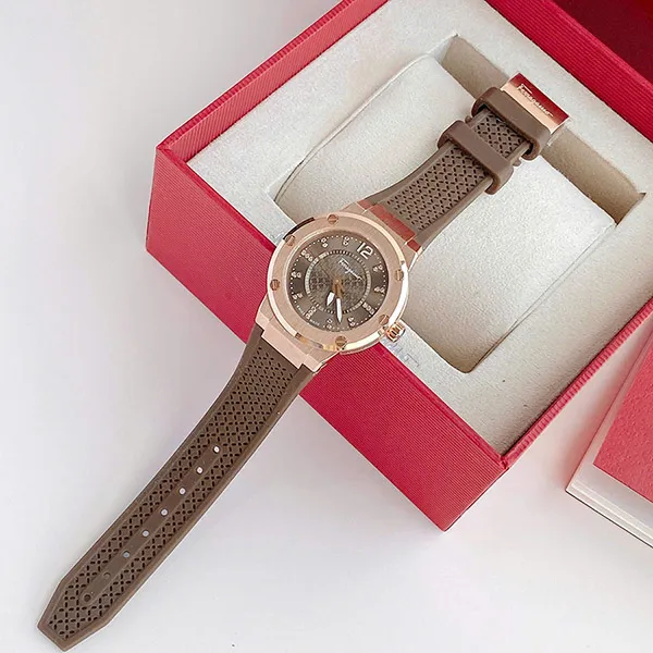 Đồng Hồ Nữ Salvatore Ferragamo SFUL00424 Size 33 Màu Nâu