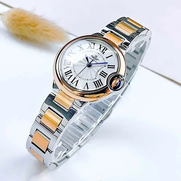Đồng Hồ Nữ SRWATCH SL5012.1502BL Màu Bạc Phối Vàng Hồng