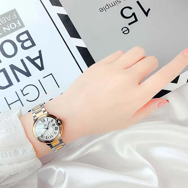 Đồng Hồ Nữ SRWATCH SL5012.1502BL Màu Bạc Phối Vàng Hồng