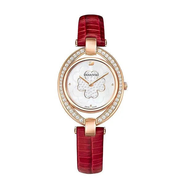 Đồng Hồ Nữ Swarovski Women's Wristwatch Stella LS Red 5421822 Màu Đỏ/ Vàng Hồng - Đồng hồ - Vua Hàng Hiệu