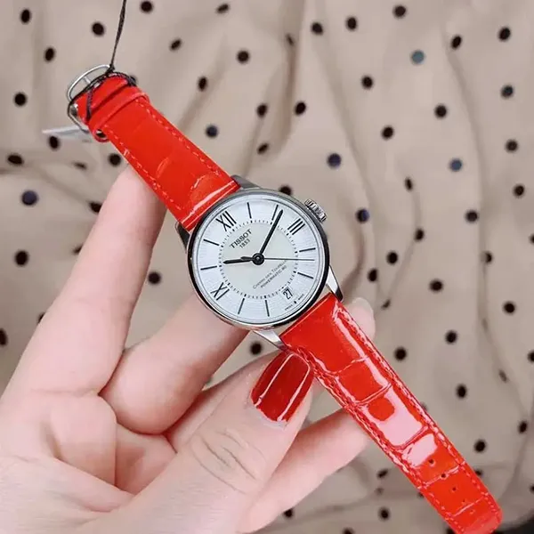 Đồng Hồ Nữ Tissot Chemin Des Tourelles Powermatic 80 Lady T0992071611800 (T099.207.16.118.00) Màu Đỏ