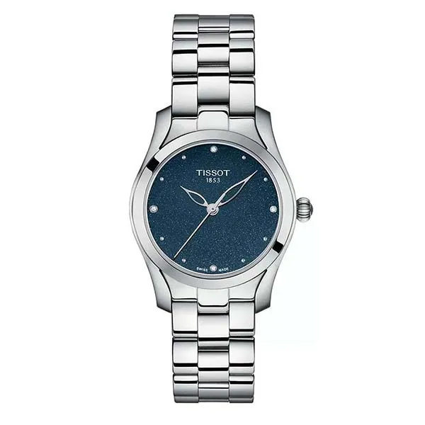 Đồng Hồ Nữ Tissot T-Wave Diamonds Ladies Watch T112.210.11.046.00 Màu Bạc