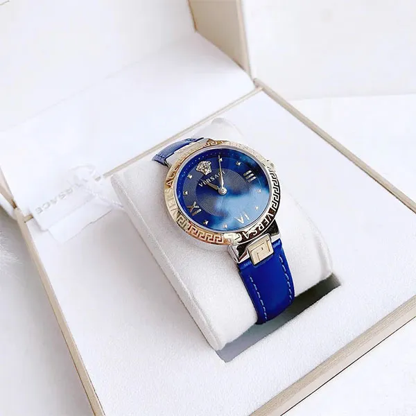 Đồng Hồ Nữ Versace Greca VE2K00321 Màu Xanh Blue