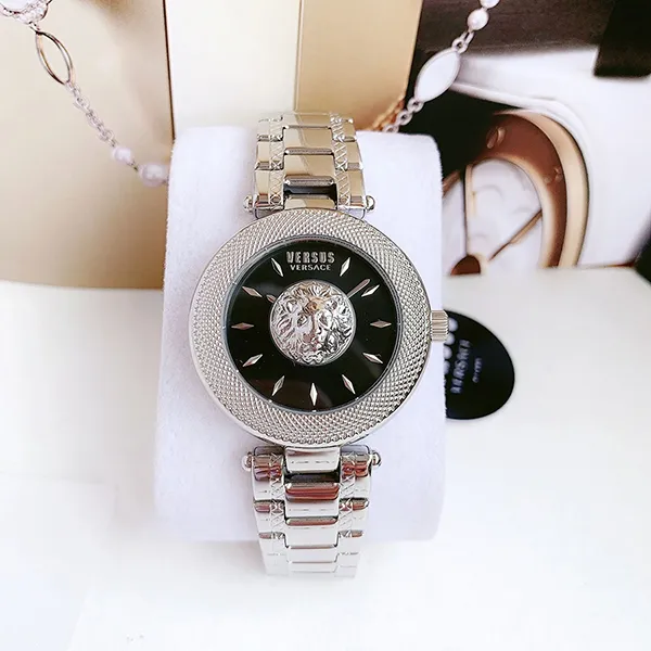 Đồng Hồ Nữ Versus By Versace Bricklane VSP643120 Màu Bạc Đen (Kèm Vòng Tay)
