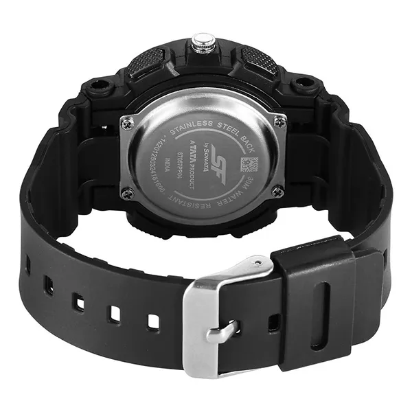 Đồng Hồ Nam Sonata Watch 87057PP04 Màu Đen - Vàng