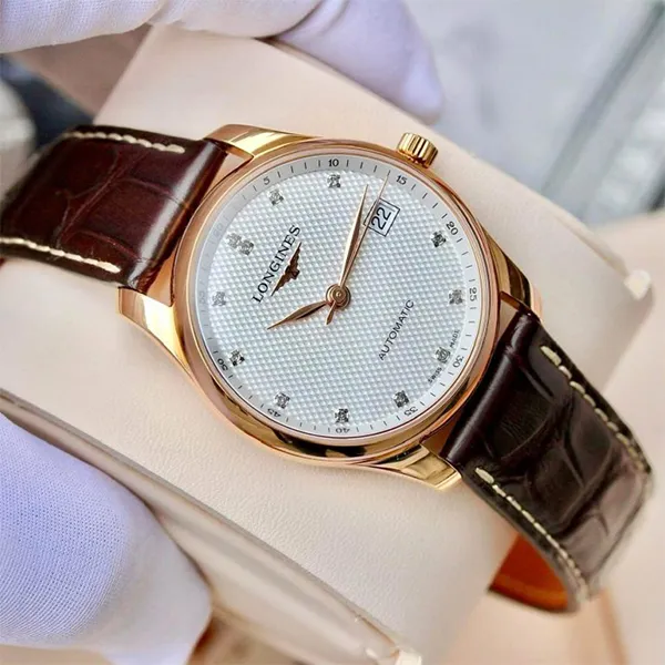 Đồng Hồ Unisex Longines Master Collection L2.518.8.77.3 Màu Nâu Vàng Hồng