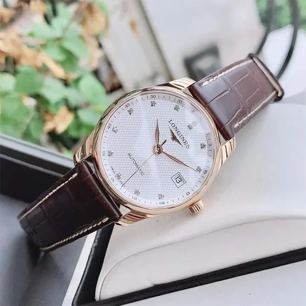 Đồng Hồ Unisex Longines Master Collection L2.518.8.77.3 Màu Nâu Vàng Hồng