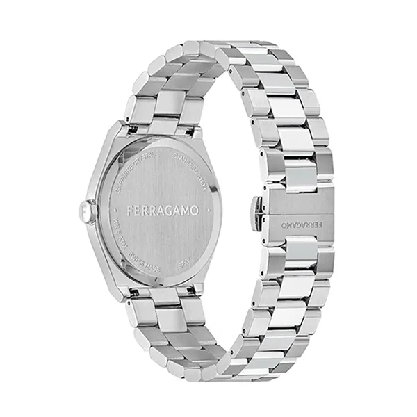 Đồng Hồ Unisex Salvatore Ferragamo Vega Upper East Stainless Steel Bracelet Watch 12DC2A Màu Bạc