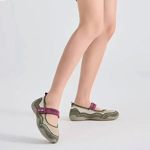Giày Bệt Nữ Jeep Mary Jane Sandals P651W13129 Màu Xanh Size 36