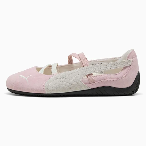 Giày Bệt Nữ Puma Speedcat Suede Ballet Shoes 401287-01 Màu Hồng/Trắng Size 36
