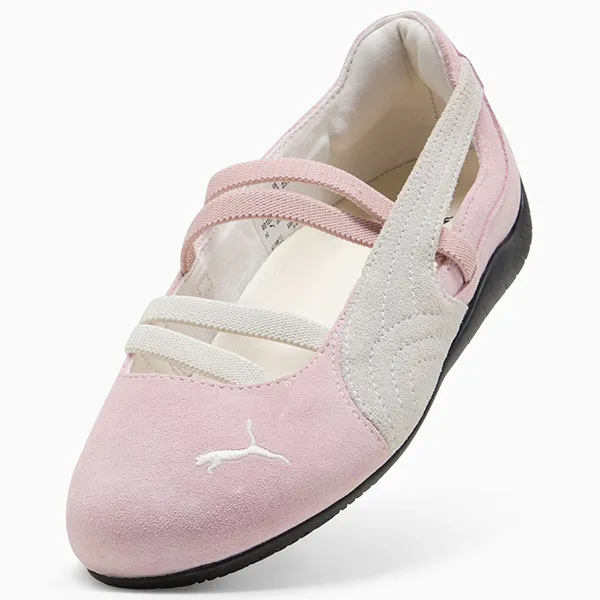 Giày Bệt Nữ Puma Speedcat Suede Ballet Shoes 401287-01 Màu Hồng/Trắng Size 36