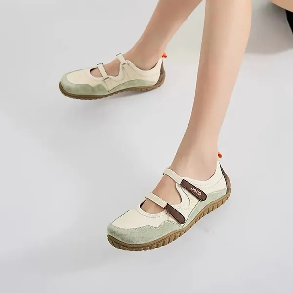 Giày Búp Bê Nữ Jeep Low-top Shoes P651W13112 Phối Màu Size 35 - Giày - Vua Hàng Hiệu