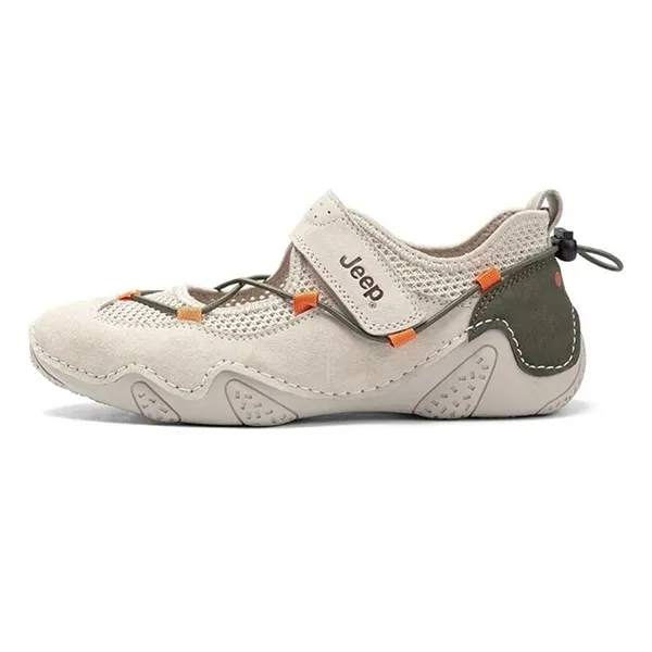 Giày Búp Bê Nữ Jeep Outdoor Shoes Grey Orange PX241WAS932-N0024 Màu Xám Size 35 - Giày - Vua Hàng Hiệu