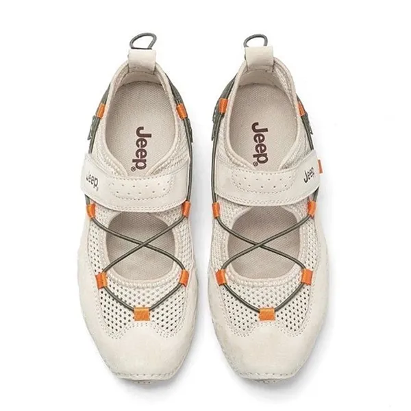Giày Búp Bê Nữ Jeep Outdoor Shoes Grey Orange PX241WAS932-N0024 Màu Xám Size 35 - Giày - Vua Hàng Hiệu