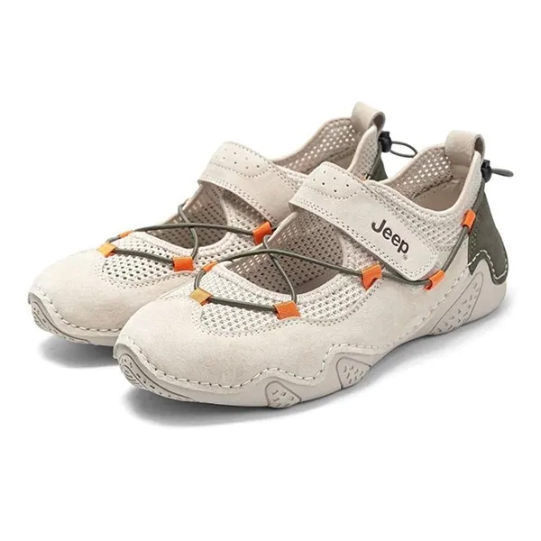Giày Búp Bê Nữ Jeep Outdoor Shoes Grey Orange PX241WAS932-N0024 Màu Xám Size 35 - Giày - Vua Hàng Hiệu